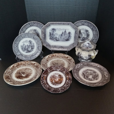Antique Flow Black Transferware - Image 1 of 17