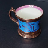 Antique Copper Lusterware & Custard Glass - thumbnail 7 of 13