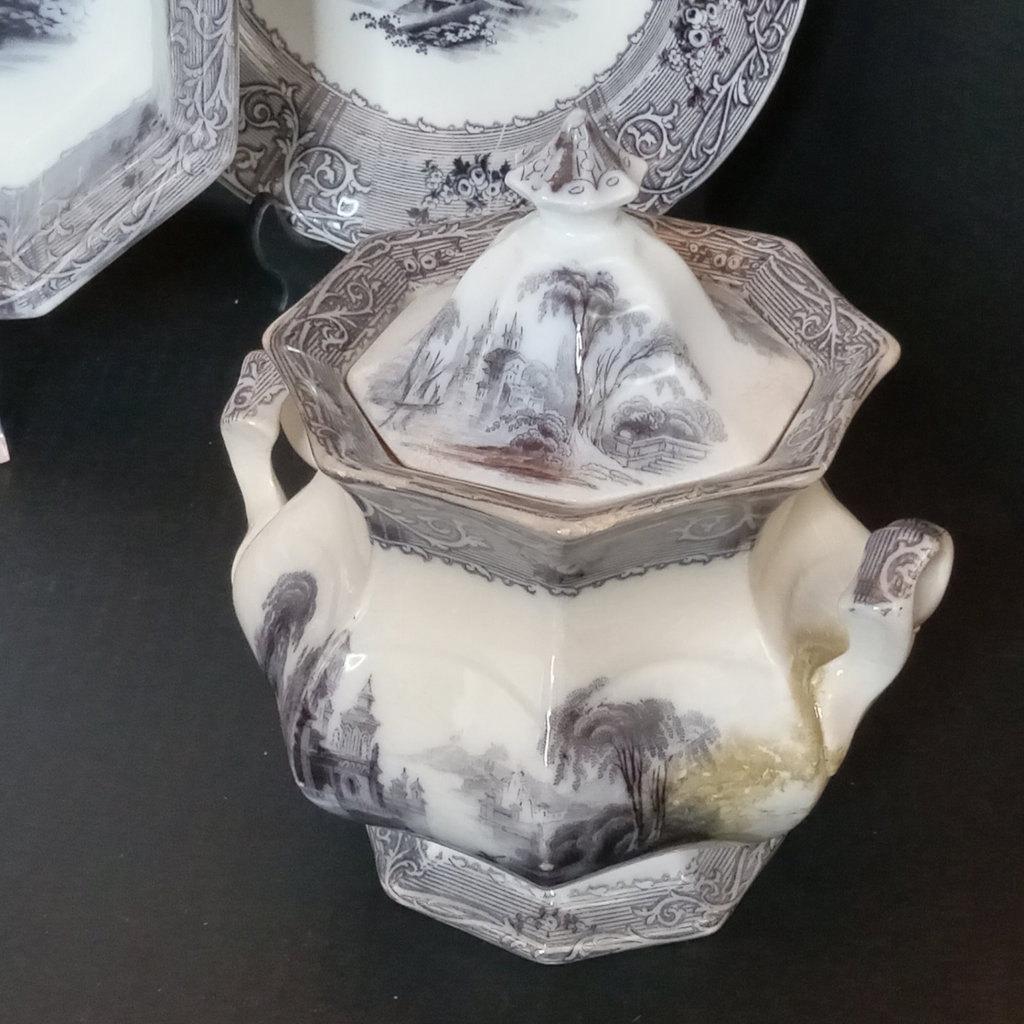 Antique Flow Black Transferware - image 10 of 17
