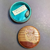 Wood and Ceramic Owl Decor - thumbnail 3 of 8