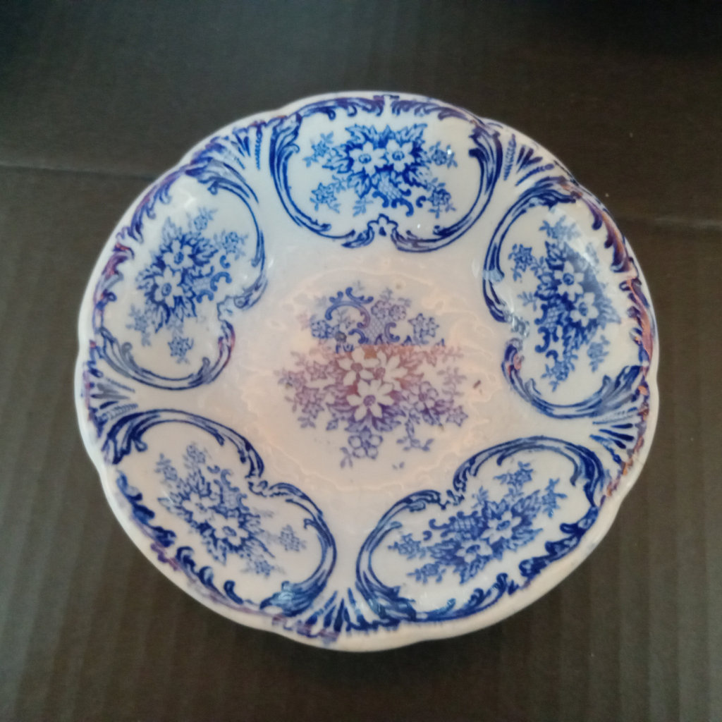 Antique Flow Blue Transferware - image 4 of 29