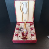 Vintage Biscoff Venetian Glass Cordial Set - thumbnail 1 of 14