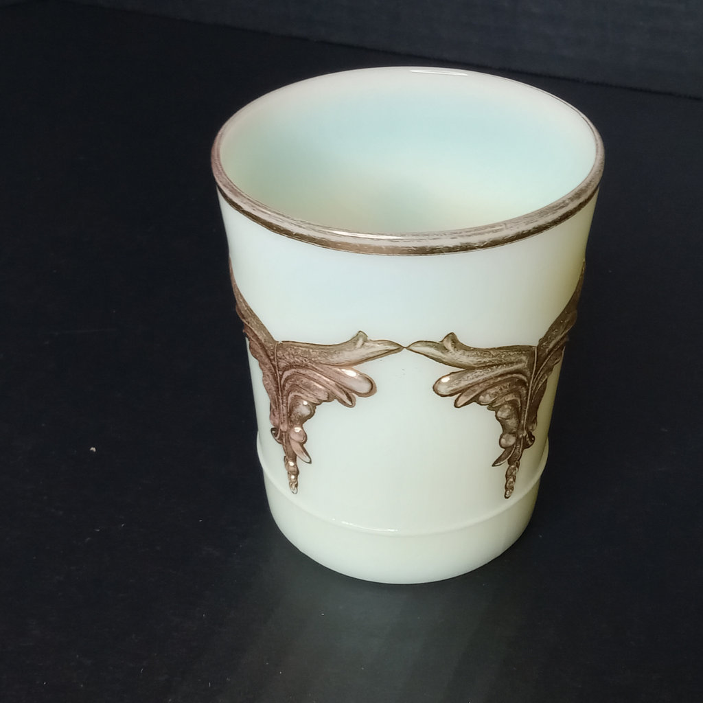 Antique Copper Lusterware & Custard Glass - image 11 of 13