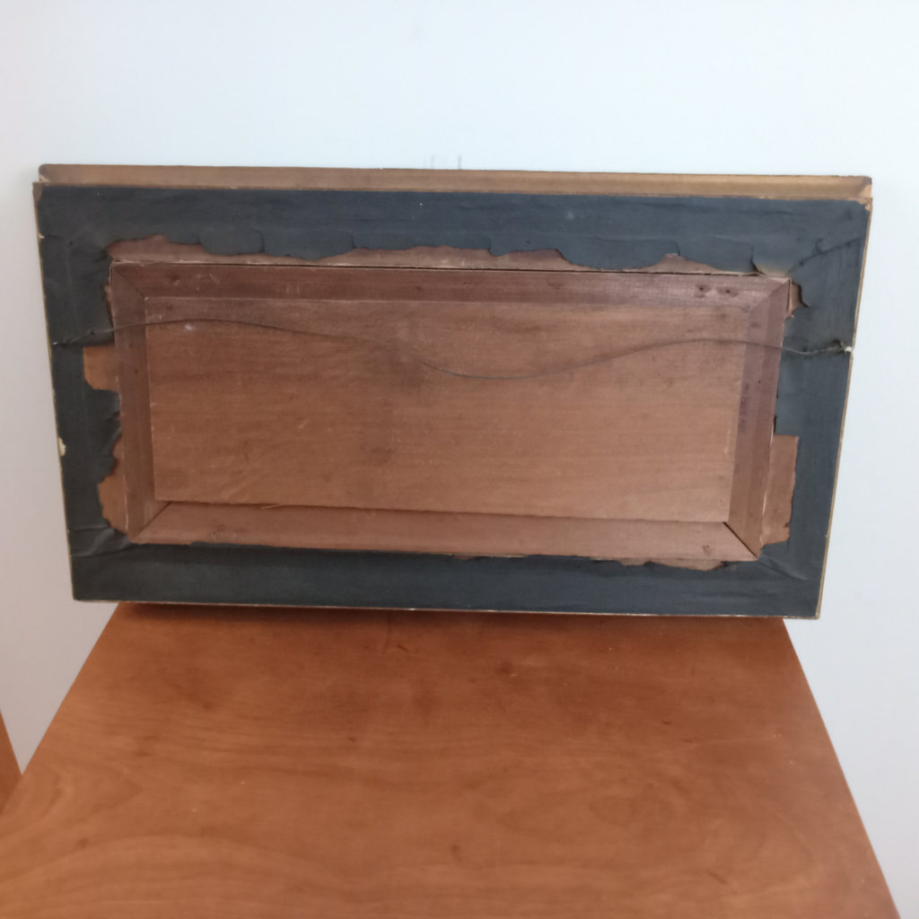 Antique Framed Landscape Painting - image 10 of 11