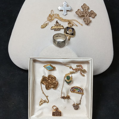 Antique/ Vintage School Dayz Jewelry - Sterling, 10K - Image 1 of 16