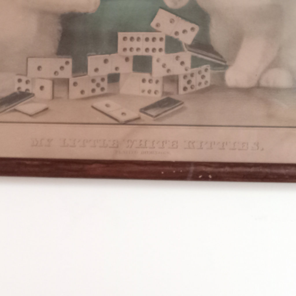 Antique Framed Currier & Ives Cat Prints - image 13 of 19