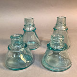 Antique Blue Glass Elixir & Ink Bottles - thumbnail 4 of 4