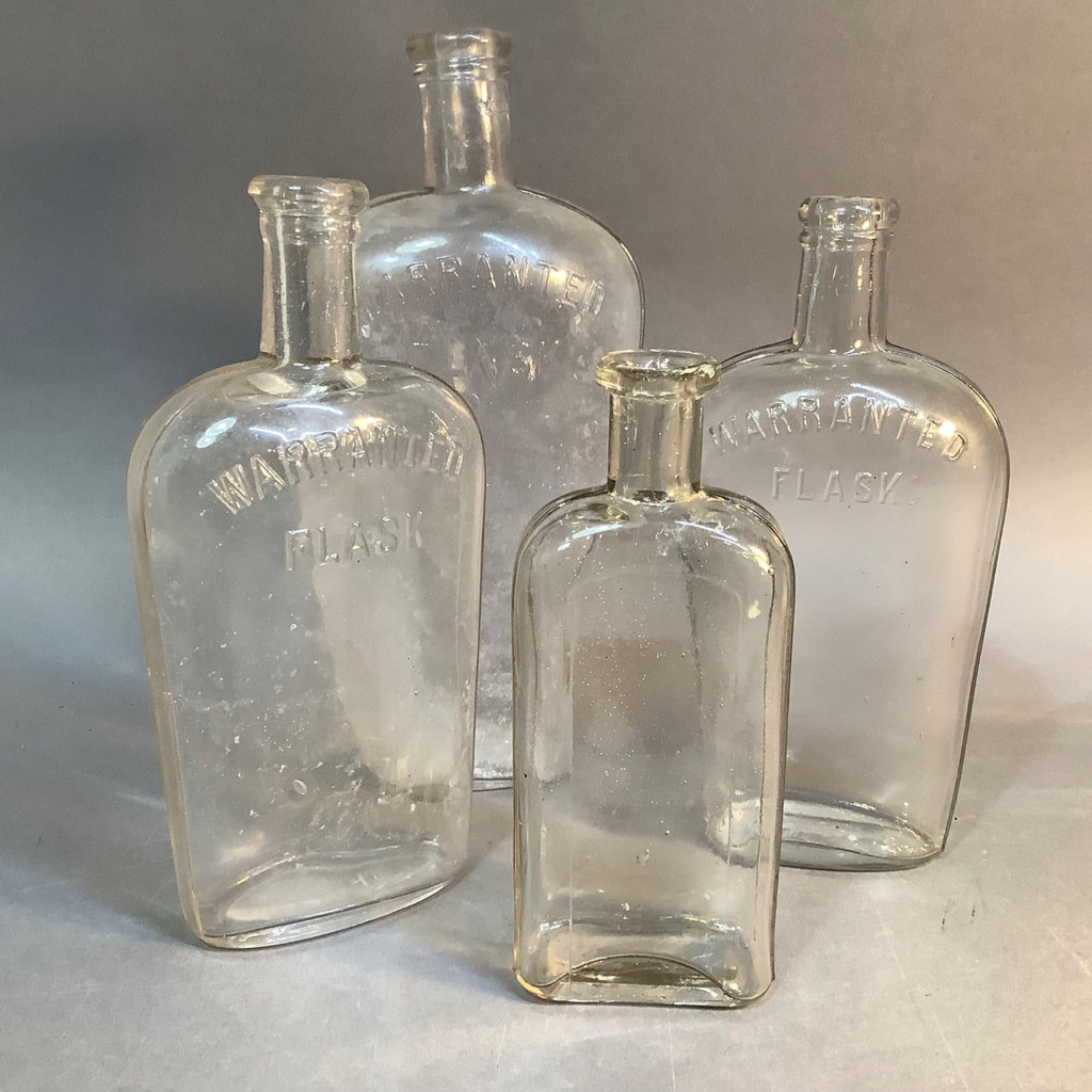 Antique Clear Glass Elixir & Ink Bottles - image 6 of 11