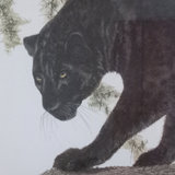 I.H. Farnsworth Framed Melanistic Leopard Print - thumbnail 1 of 10