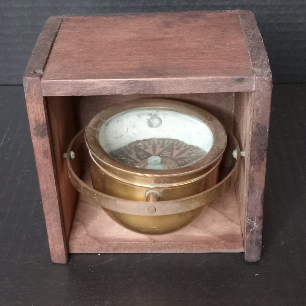 Antique Ship's Compass - image 2 of 6