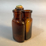 Antique Colored Glass Elixir Bottles - thumbnail 4 of 5