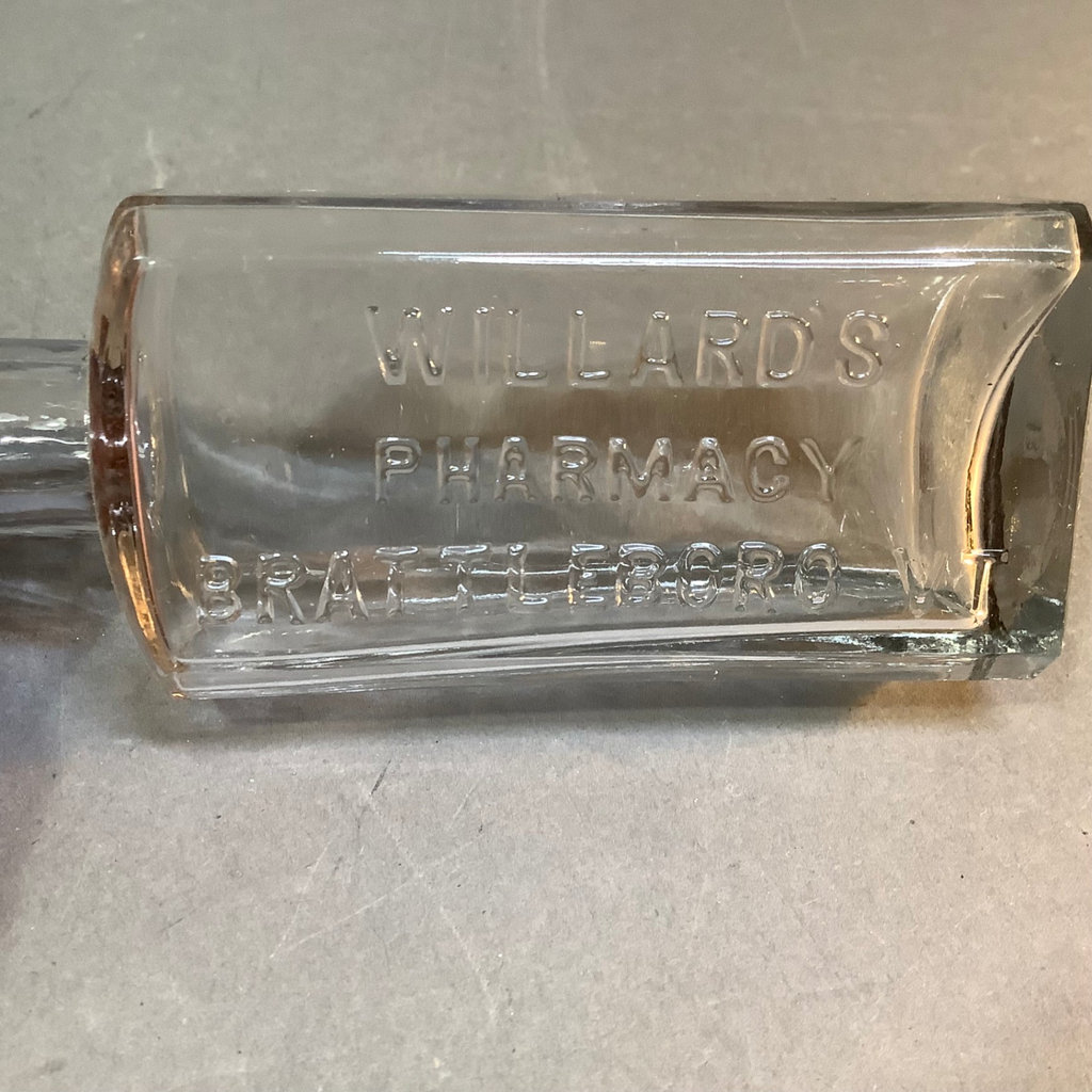 Antique Clear Glass Elixir & Ink Bottles - image 4 of 11