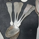 Antique Coin Silver Spoons - 597.7dwt - thumbnail 7 of 19