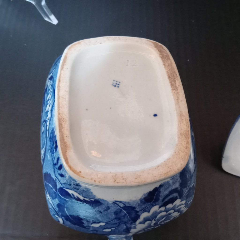 Antique Flow Blue Transferware - image 15 of 24