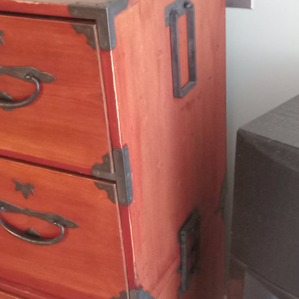Japanese Fir Wood Tansu Chest - image 6 of 19