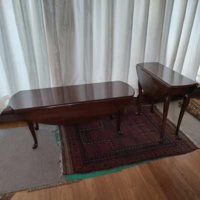 Mahogany Stain Coffee & Side Tables - Image 1 of 17