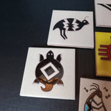 Native American Hand Painted Ceramic Tiles - thumbnail 5 of 8
