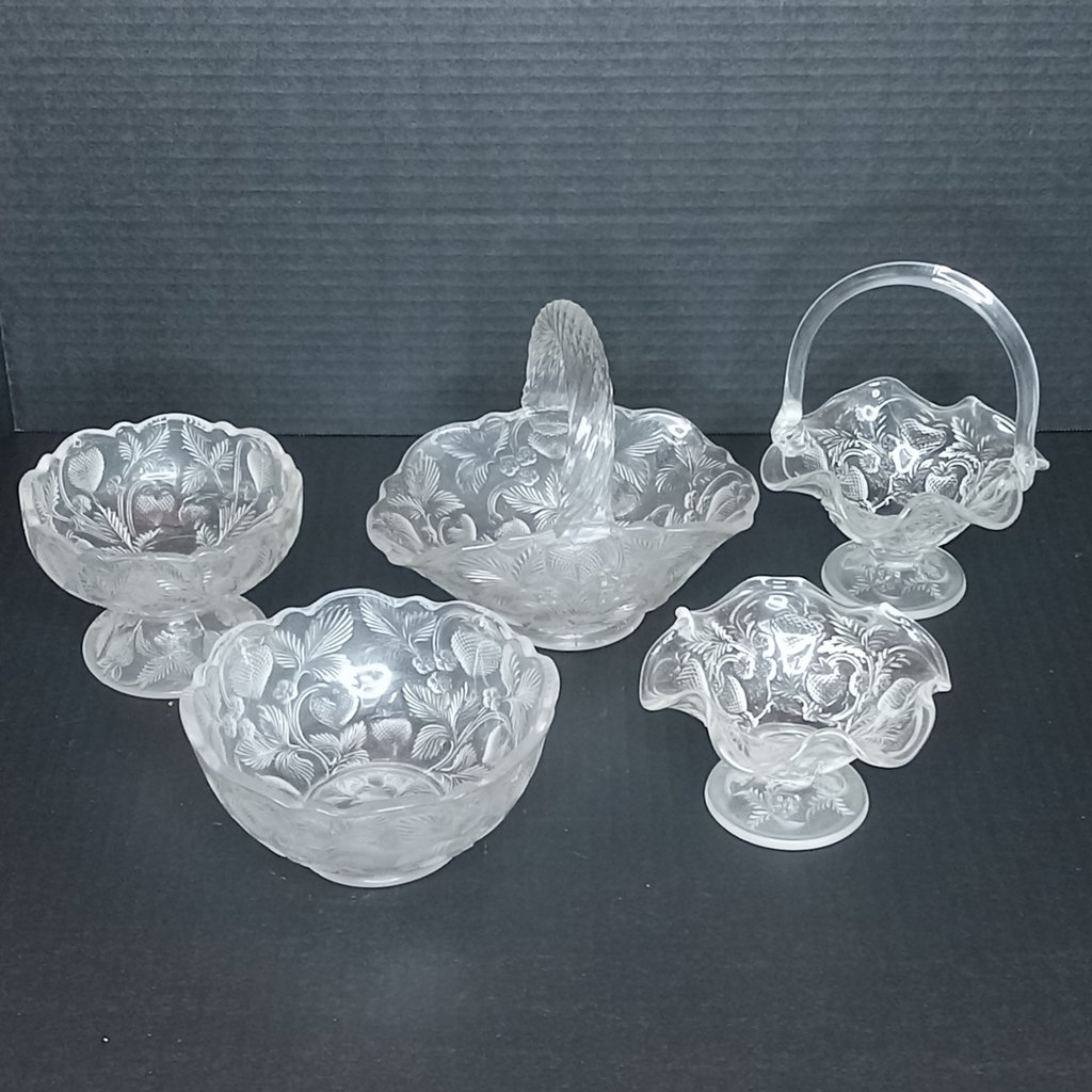Antique EAPG: Fenton & More Inverted Strawberries - image 1 of 12
