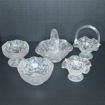 Antique EAPG: Fenton & More Inverted Strawberries - Image 1 of 12