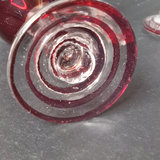 Antique Cranberry Glass Decanter Set - thumbnail 13 of 13