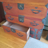 Japanese Fir Wood Tansu Chest - thumbnail 9 of 19