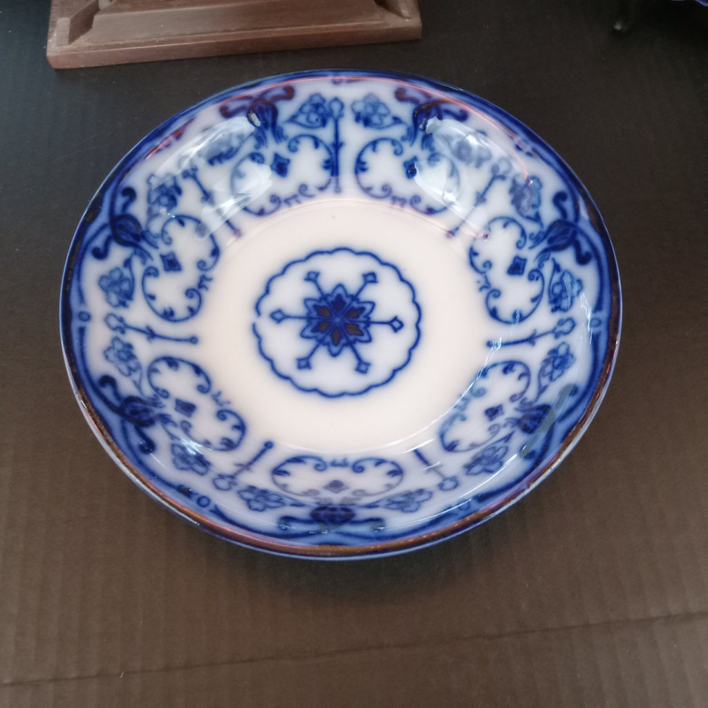 Antique Flow Blue Transferware - image 13 of 29