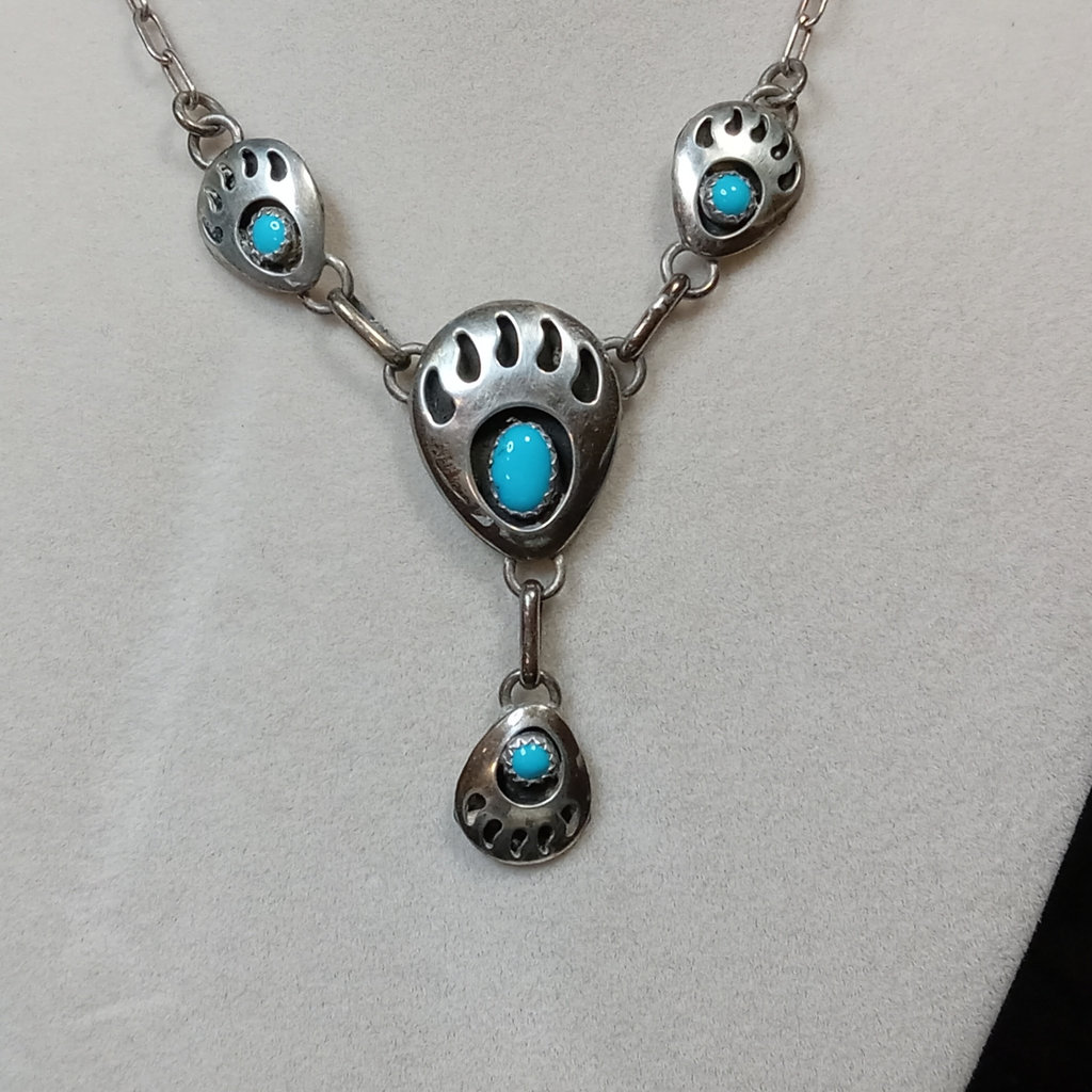 Kathleen Chavez Sterling/Turquoise Jewelry - 8.7dwt - image 2 of 7