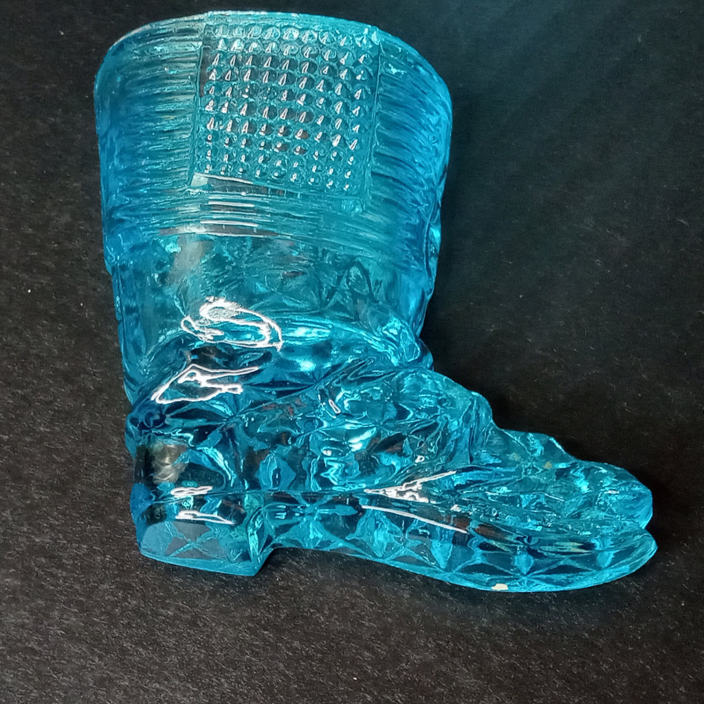 Antique EAPG: Turquoise Fenton - image 3 of 13