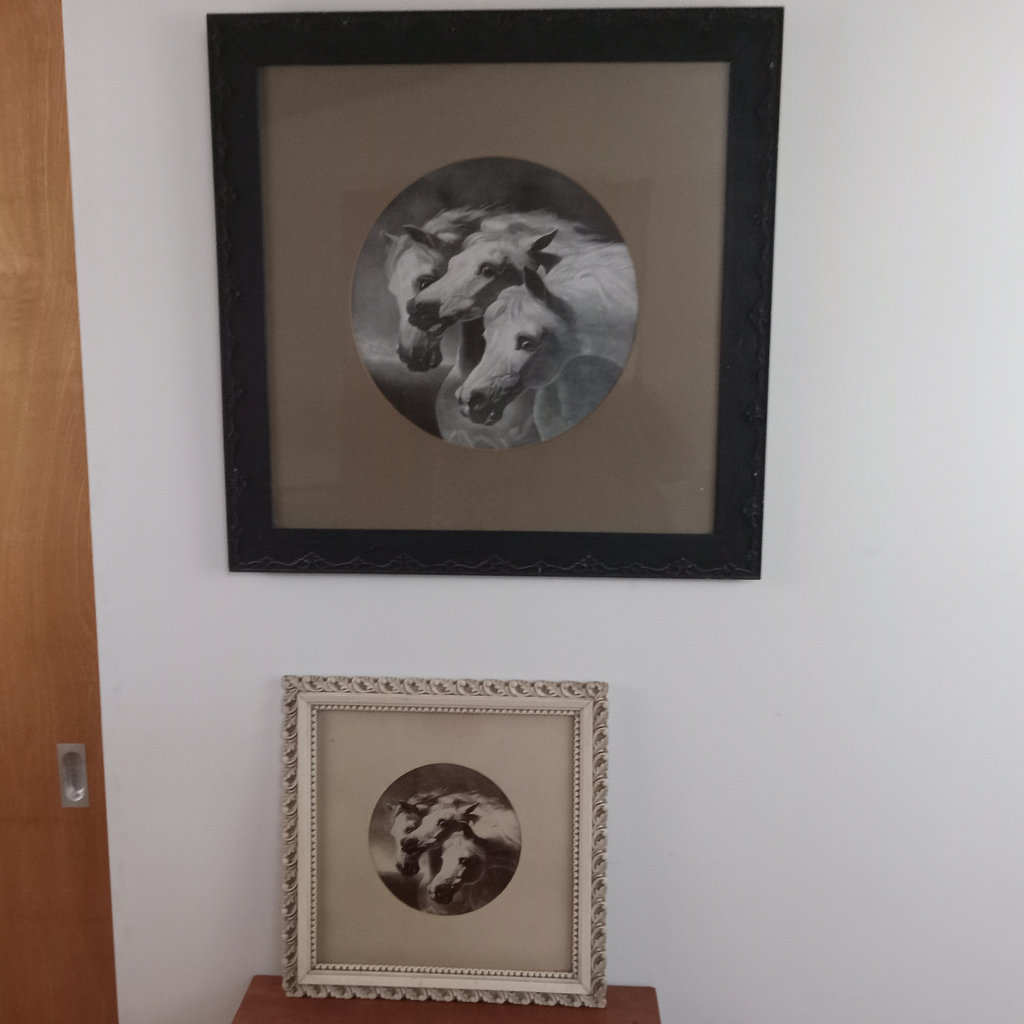 Pharoah's Horses Antique Black & White Prints - image 2 of 12