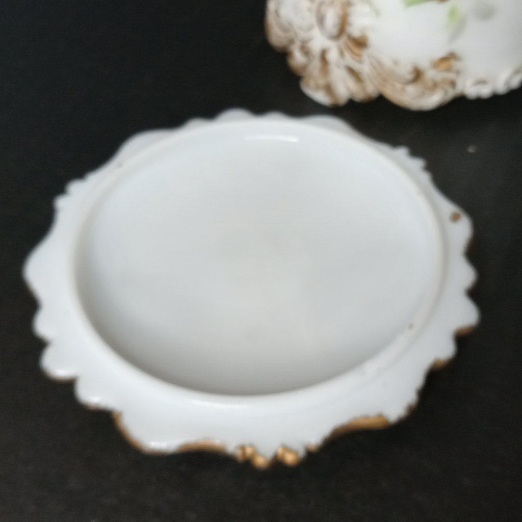 Antique Milk and Mercury Glass Decor - image 5 of 15