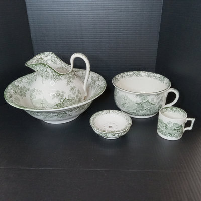 Antique Minton Genevese Chamber Set - Image 1 of 21