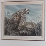 I.H. Farnsworth Framed Snow Leopards Print - thumbnail 2 of 7