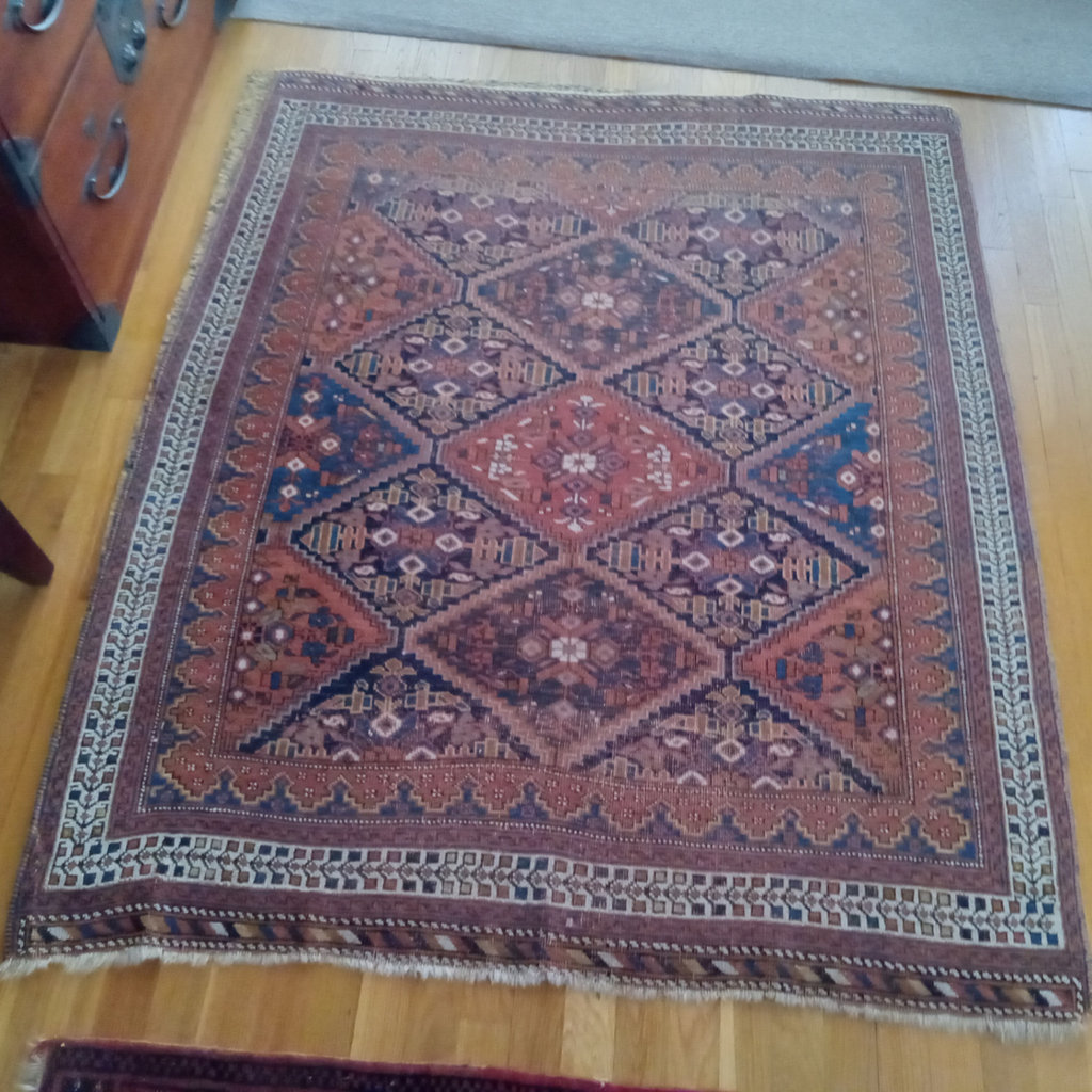Vintage Shiraz Afshari Rug / Gregorian - image 1 of 9