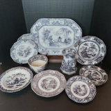 Antique Flow Black Transferware - thumbnail 1 of 26