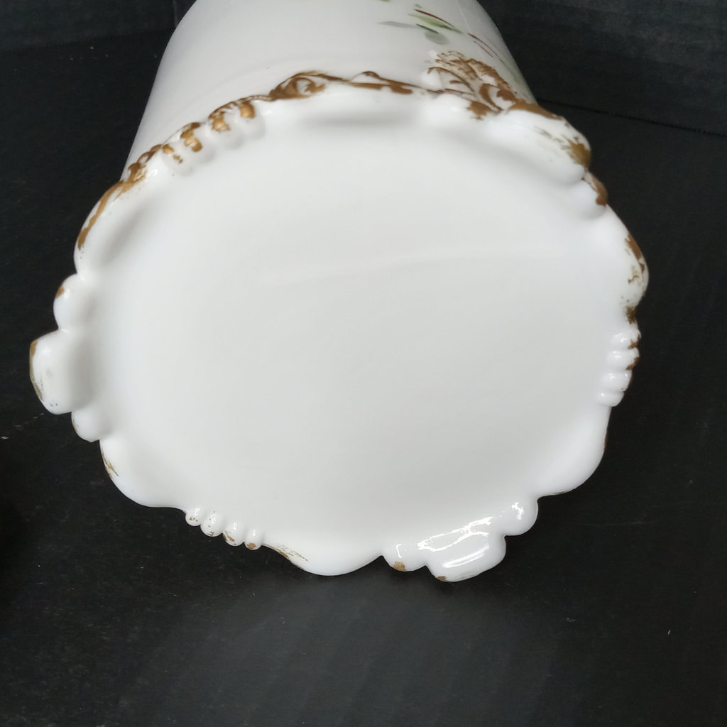 Antique Milk and Mercury Glass Decor - image 7 of 15