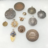 Antique Masonic Jewelry - 10K, 14K, Sterling - thumbnail 1 of 20