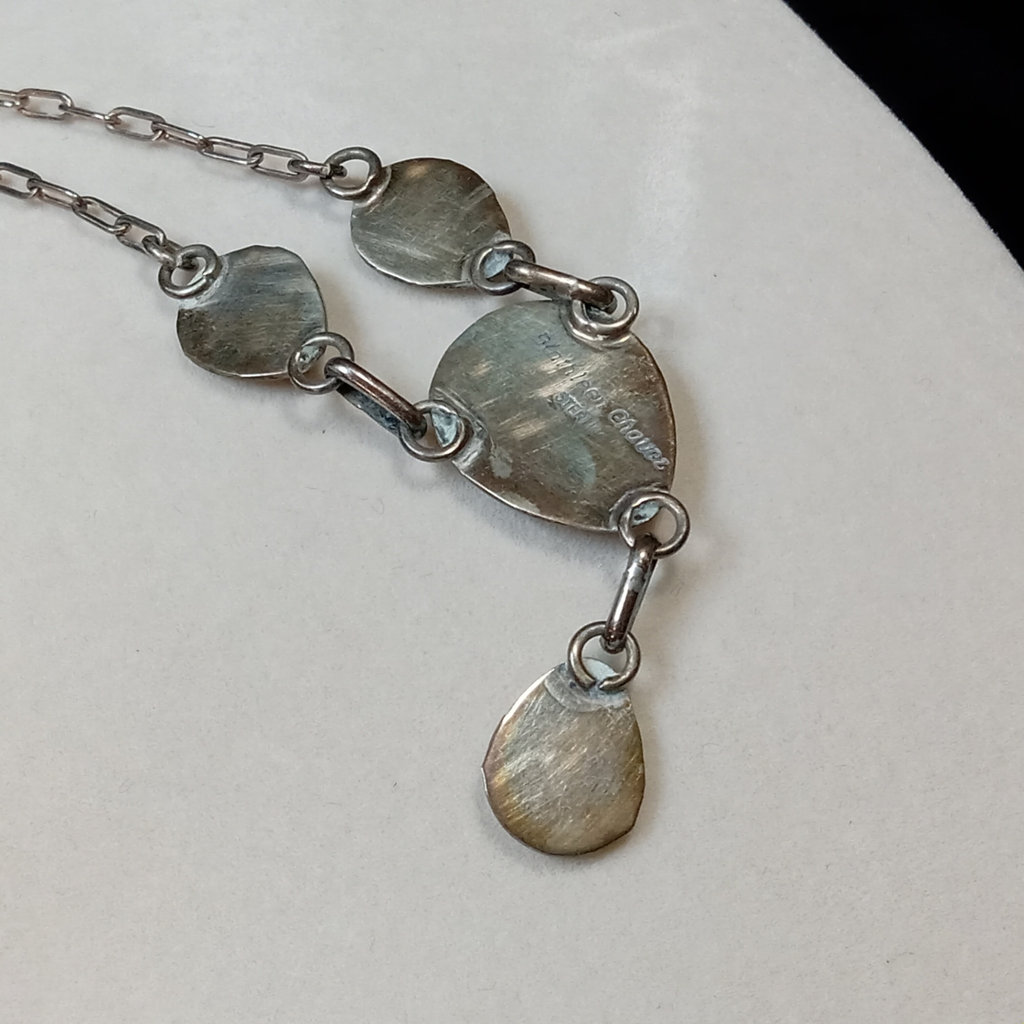 Kathleen Chavez Sterling/Turquoise Jewelry - 8.7dwt - image 6 of 7