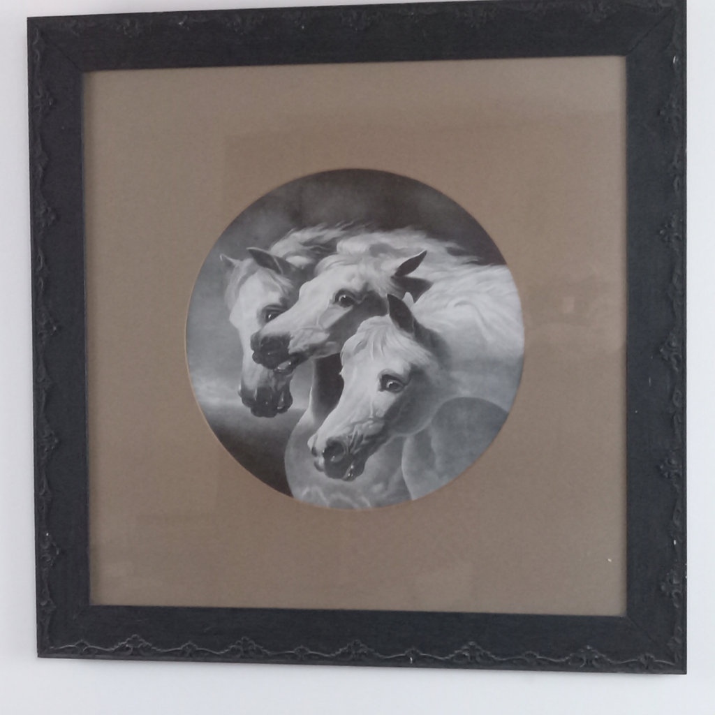 Pharoah's Horses Antique Black & White Prints - image 3 of 12