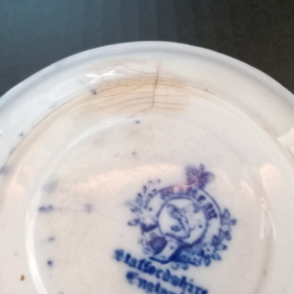 Antique Flow Blue Transferware - image 18 of 24