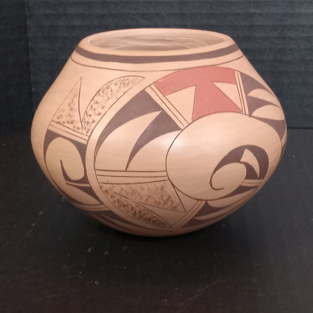 Hopi Pueblo Pot & Kachina Doll - image 2 of 11