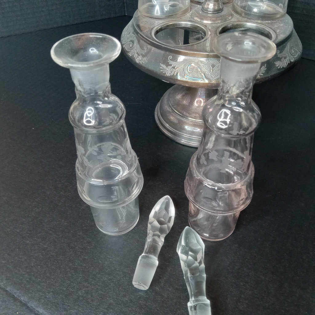 Antique Etched Glass - image 10 of 18