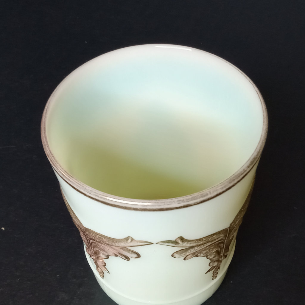 Antique Copper Lusterware & Custard Glass - image 12 of 13