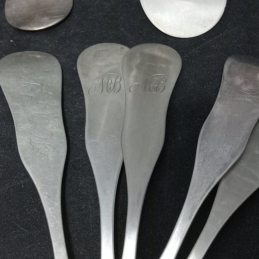 Antique Coin Silver Spoons - 597.7dwt - image 8 of 19