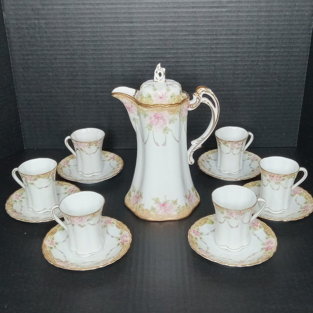 Antique Noritake Hot Chocolate Set - image 1 of 16