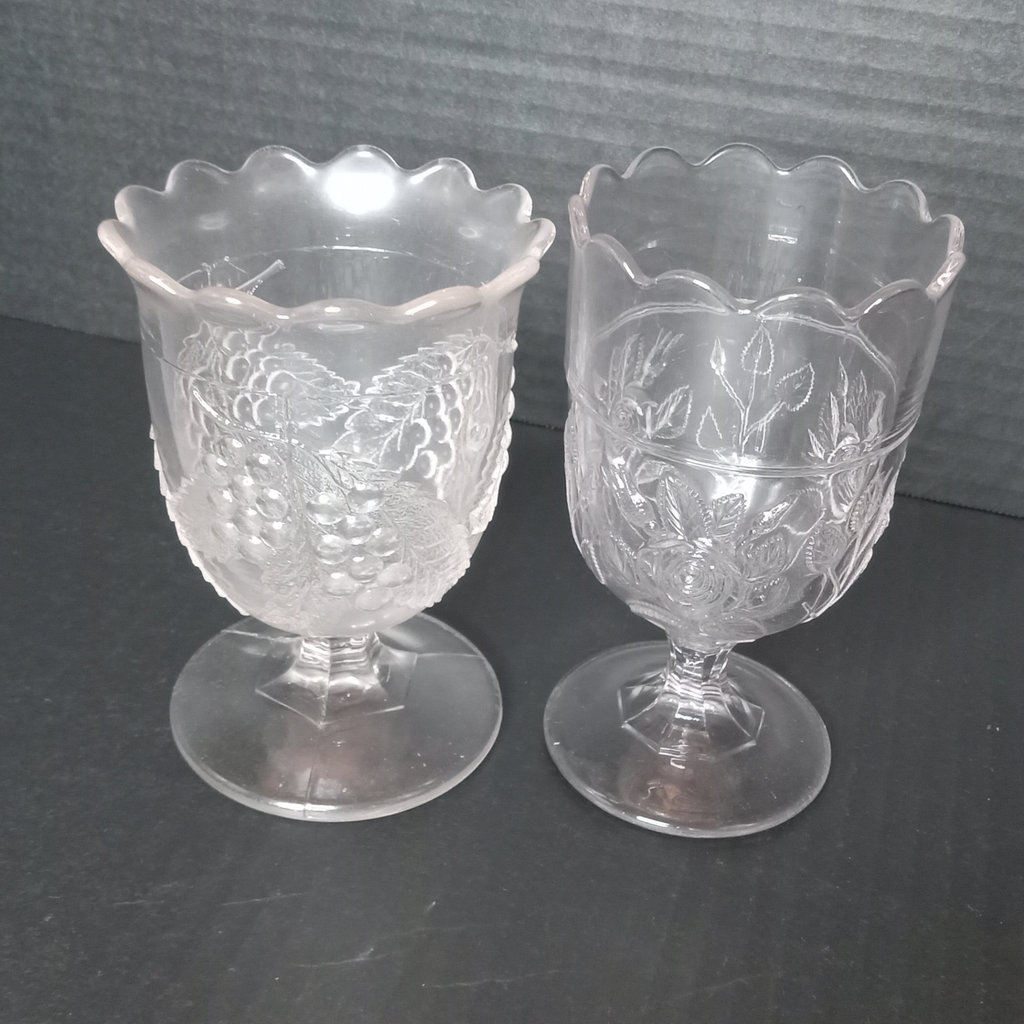 Antique EAPG: Star & Feather / Raised Flowers - image 8 of 8