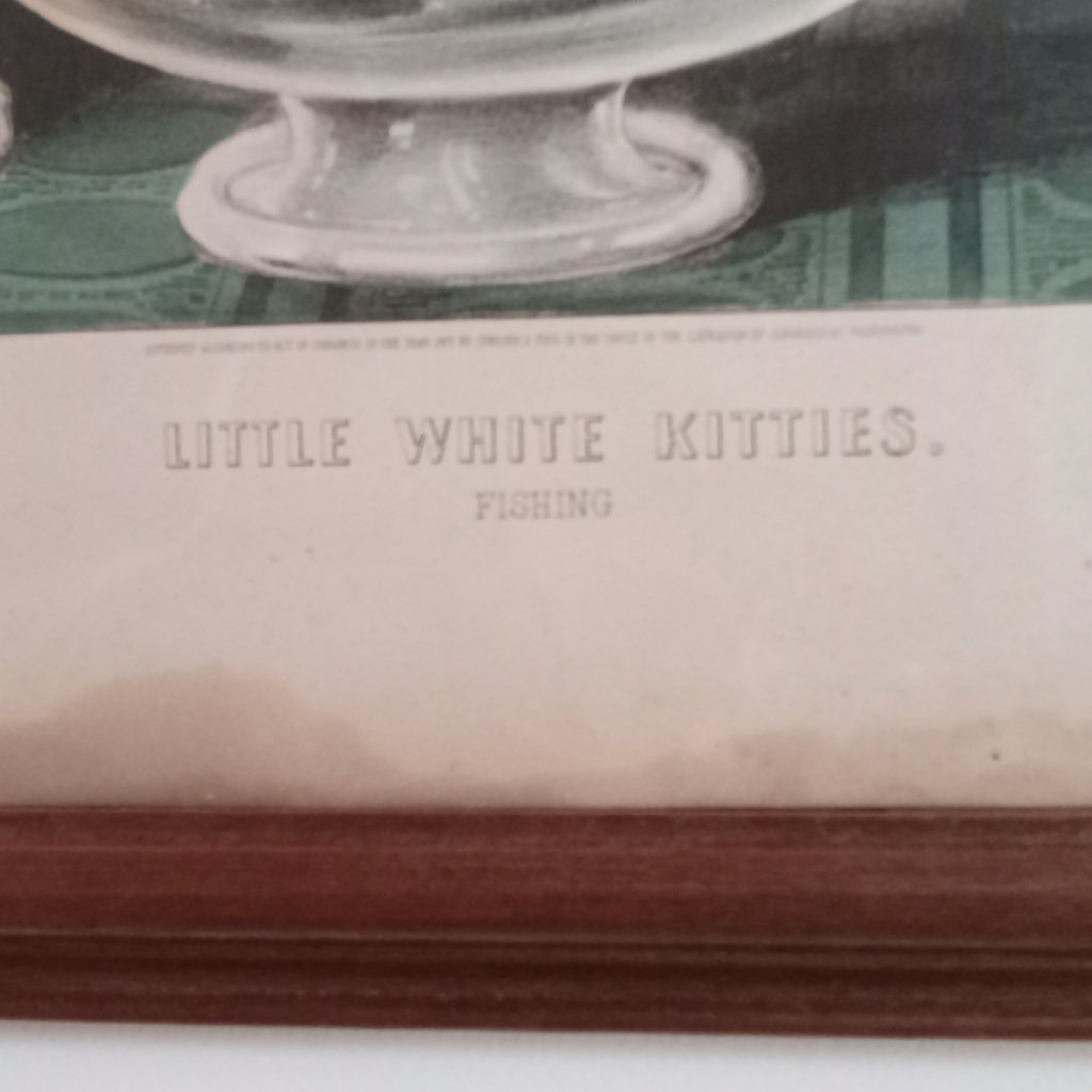 Antique Framed Currier & Ives Cat Prints - image 8 of 19