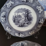 Antique Flow Blue Transferware - thumbnail 20 of 24
