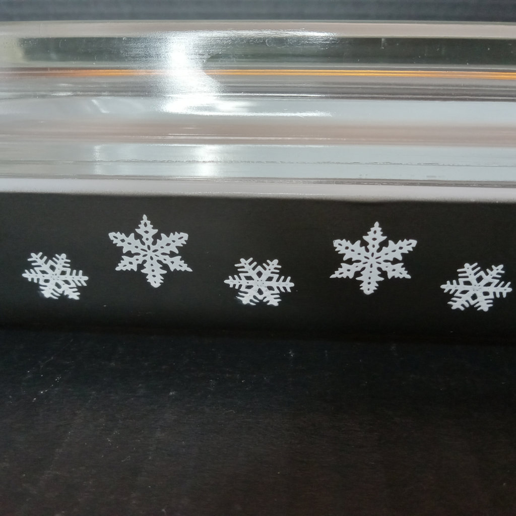 Vintage Pyrex - Butterly Gold / Black Snowflake - image 11 of 17