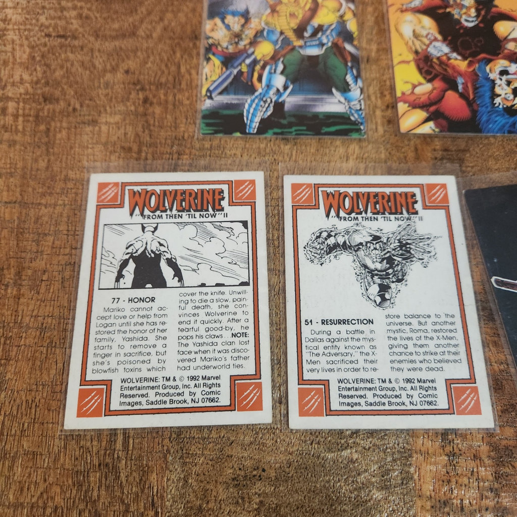 1992 Wolverine from Then Til Now Trading Cards x 16 - image 4 of 4