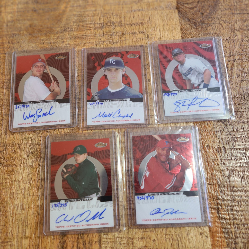 2004 Topps Finest Signed Baseball Cards - image 1 of 3
